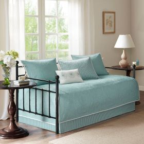 6 Piece Reversible Daybed Cover Set Blue Daybed