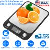 10000g/22lbs Digital Kitchen Scale 7 Units Food Baking Electronic Weighing Scale w/ 1g/0.03OZ Precise Graduation LCD Display Scale