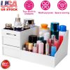 Makeup Organizer Cosmetics Storage Box Countertop Display Case Lipstick Skincare Brush Holder