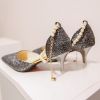 Women's Pumps; Trend Pointed Toe Wedding Bride High Heels Shoes Female Party Mules Elegant Women Pumps Designer Shoes Sexy Dress Shoes