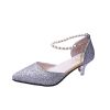 Women's Pumps; Trend Pointed Toe Wedding Bride High Heels Shoes Female Party Mules Elegant Women Pumps Designer Shoes Sexy Dress Shoes